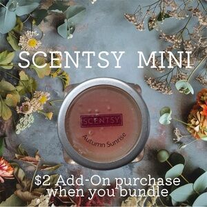 $2 Add-On 🆕Scentsy Mini Autumn Sunrise Home Fragrance